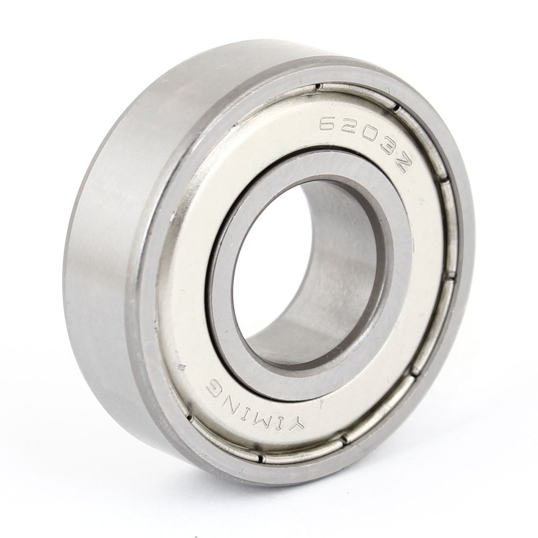 sourcingmap A13051500ux0702 6203Z Miniature Radial Deep Groove Ball Bearing 17mm x 40mm x 12mm, 0.67 Metal