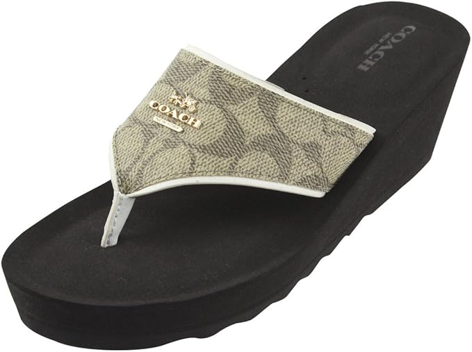 coach janice flip flops