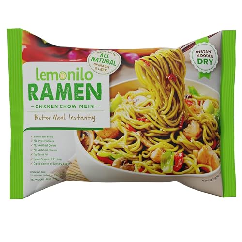 Lemonilo Ramen - SCH4 Fire Chow Mein - Healthy Instant Ramen - Made...