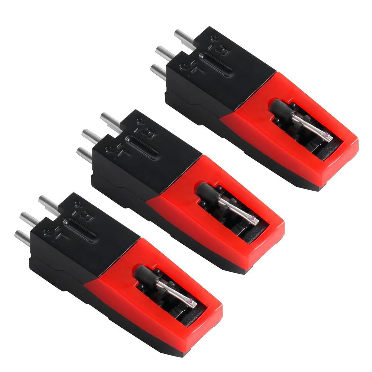 Sarini 3 Pcs USB Record Player Needle, Record Player Needle, Record Player Replacement Needle, Gramophone Needles, Turntable Needles for Many Famous Turntables