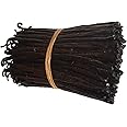 8oz Madagascar Organic Vanilla Beans Grade A. Certified USDA Organic. Fresh 6"-8" for Cooking, Baking and Extract by FITNCLEAN VANILLA| 0.5 lb Bulk NON-GMO Whole Bourbon Gourmet Pods.