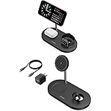 Anker Wireless Charging Station & 20W Charger, 533 Magnetic Wireless Charger (3-in-1 Stand), 5ft USB-C Cable, For iPhone 14 S