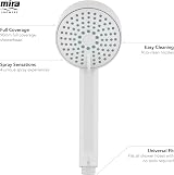 Mira Beat Shower Head Handheld 4 Modes 9 cm Spray Face White 2.1703.010 view 2