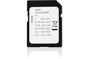 Forccord Latest Version Navigation SD Card Fits for 2021-2023 3 / CX5 / CX9 / CX30, 2022-2023 MX30 / CX50 Car GPS Navigation 