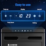 AAOBOSI 45L Campervan Fridge with APP Control 12V Refrigerator Freezer view 8