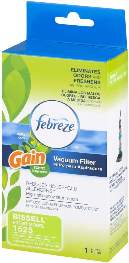 Febreze Vacuum Filter Replacement for Bissell Powerlifter with Gain Scent, 1525