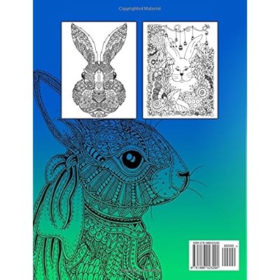 Download Buy Rabbit Coloring Book Animal Stress Relief Coloring Book For Adults And Grown Ups Paperback February 27 2018 Online In Bahrain 198602329x