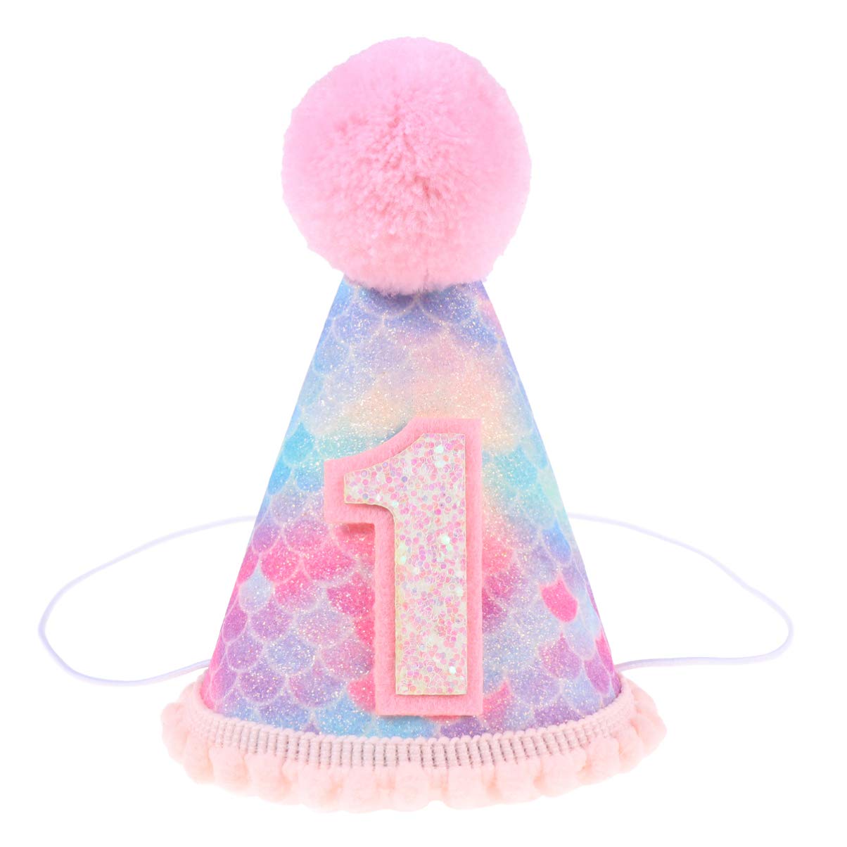 First Birthday Hats Glitter Cone Hats 