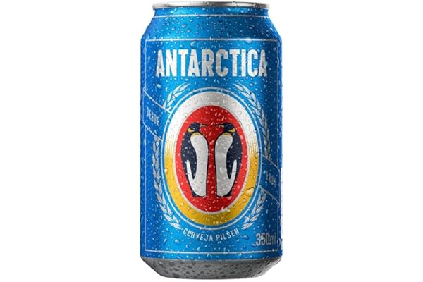 Cerveja Antarctica Pilsen, Lata, Antarctica, 350 ml