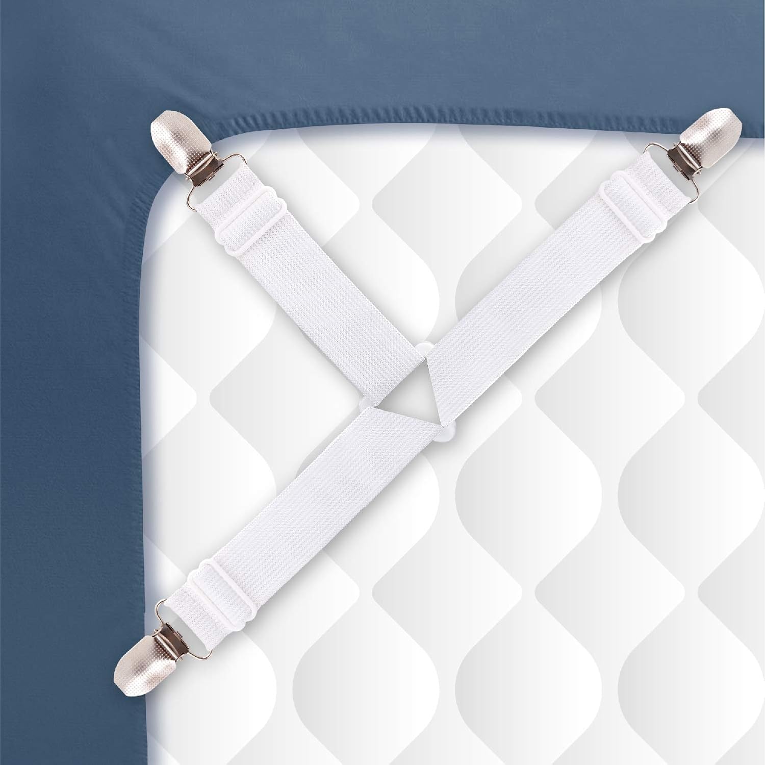 bed sheet with straps