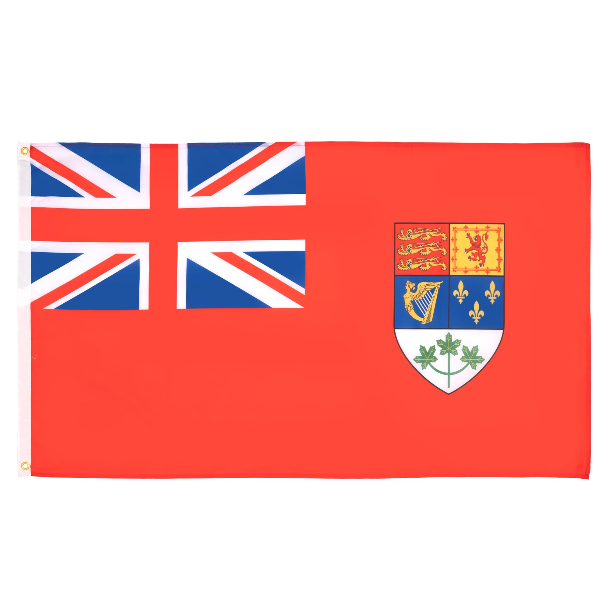 AZ FLAG - Canadian Wwii Flag - 2x3 Ft - 100D Polyester Canada War Banner with Two Metal Grommets - Fade Resistant - Vivid Colors - 2' x 3' Feet - 90x60 Cm