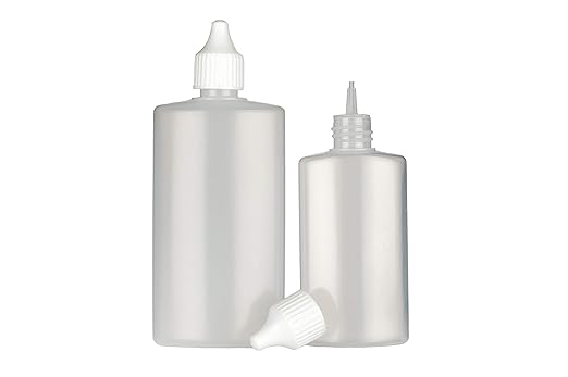 100 ml Ovale Liquidflasche Tropfflasche Dropperbottle (10 St.)