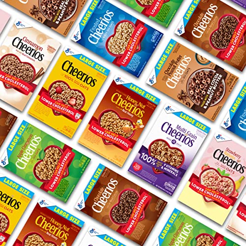 Honey Nut Cheerios Heart Healthy Cereal, Gluten Free Cereal With Whole