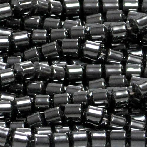 HEALING HEMATITE 6MM ROUND DRUM BEAD AA+ BEADS