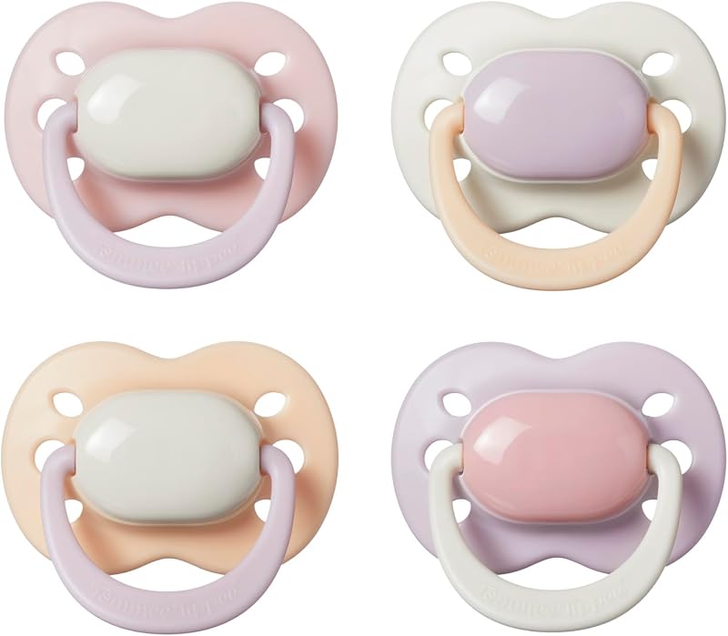 Tommee Tippee Ultimate Fit Soother 0-6 Months 4 Pack Colour Blocked