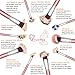 Qivange Kabuki Makeup Brushes, Premium Foundation Eyeshadow Powder Brushes(10pcs, Pink with Silver) 