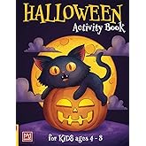 Halloween Activity Book for Kids Ages 4-8: Word Searches, Color By Numbers, Mazes, Spot The Difference, Count and Color, Coloring Pages and More.
