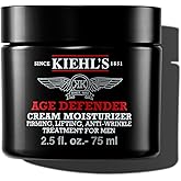 Kiehl's Age Defender Cream Moisturizer, Firming & Lifting Anti-Aging Treatment for Men, Gently Exfoliates, Minimizes Look of 