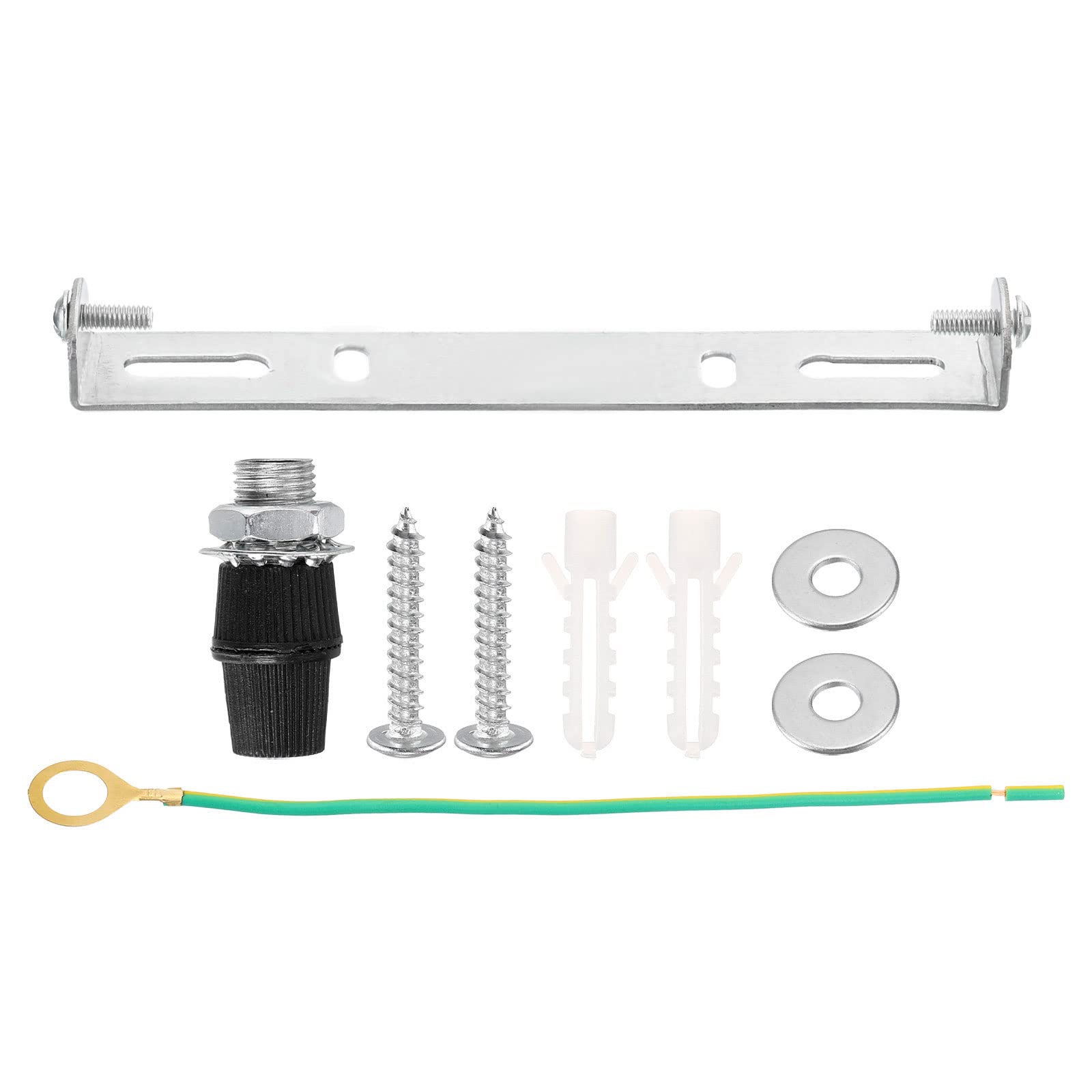 PATIKIL 135mm Ceiling Light Plate Kit, 1 Set Pendant Light Lighting Fixture Mounting Bracket Hardware for Home Office Chandelier