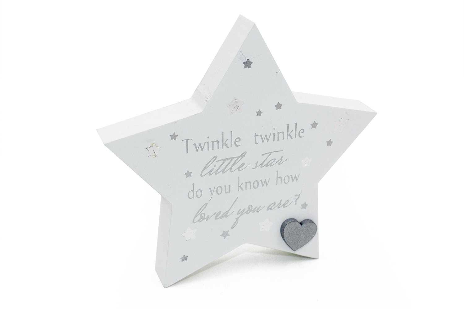 Baby Sentiment Mantel Plaque Twinkle Twinkle Little Star