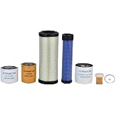 FLTRUCKTOP Filters Kit For Kubota L2501 L2800 L3200 L3400 L3700SU L3800 | HST Tractor Replaces HH164-32430,6A320-59930,TA040-93230 TA040-93220,HH3A0-82623,HHK70-14070