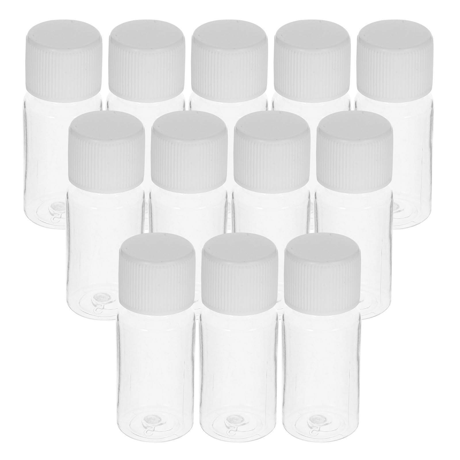 25pcs 10ml Sample Bottles Refillable Plastic Transparent Lotion Bottles Shower Gel Containers for Home Travel Daily Use