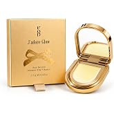 FQD Solid Perfume for Women, Alcohol-Free Fruity Floral Fragrance, 0.07 oz | Travel Perfume Balm, Long Lasting, Portable, Built-in Mirror, Notes of Musk, Pear, Peach, Vanilla &amp; Cedarwood,Gifts for Women