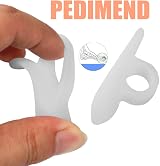 PEDIMEND Under Toe Support 6 Pcs Silicone Gel Hammer Toe Corrector view 2