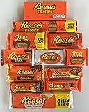 Reeses Peanut Butter Candy Mega Variety Sack Reeses Variety Bundle Assortment Featuring Pieces, White, Dark, Big Cup, Reeses Sticks, Fast Break & More!