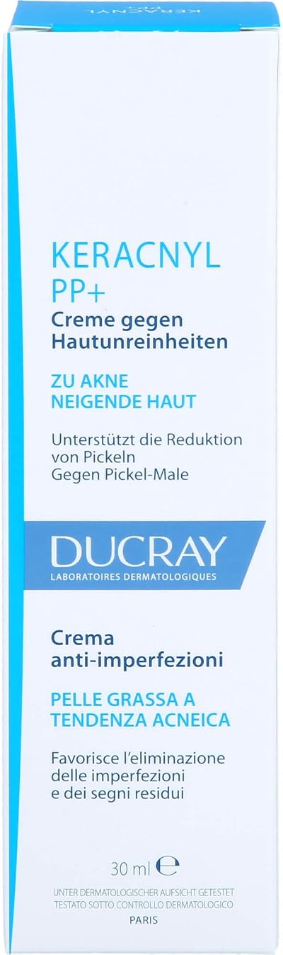 Ducray Keracnyl PP+ Blemish Cream 30ml Moisturiser for Acne Prone Skin