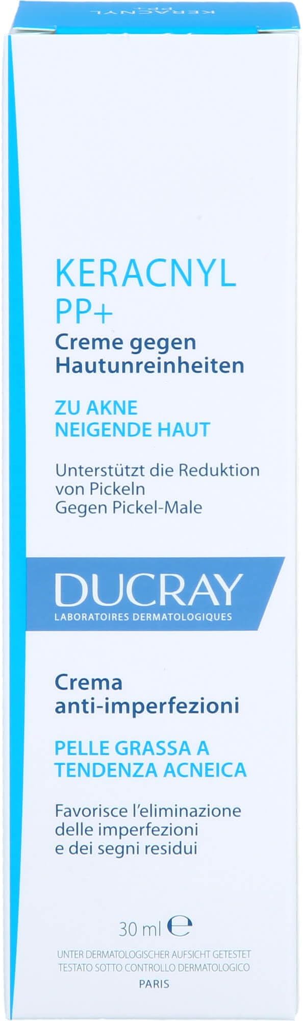 Ducray Keracnyl PP+ Blemish Cream 30ml Moisturiser for Acne Prone Skin