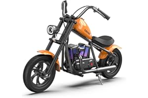 HYPER GOGO Cruiser 12 Plus - Kid's Motorbike (Dark Orange)