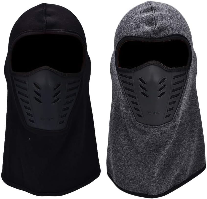 Balaclava Ski Face Mask Fleece for Men, Windproof Warm Full Face Mask with Air Mask for Ski Sports&Winter Cold Weather