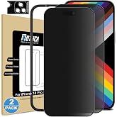 Mothca 2+1 Pack Matte Privacy Screen Protector for iPhone 18 Pro 6.3&Prime; | Silkfeel&trade; Series, 4X Stronger Tempered Glass, Camera Lens Protector, 25&deg;Anti Spy Anti Glare Anti-Fingerprint, Full Coverage