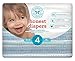 Honest Baby Diapers, Teal Tribal, Size 4, 116 Count