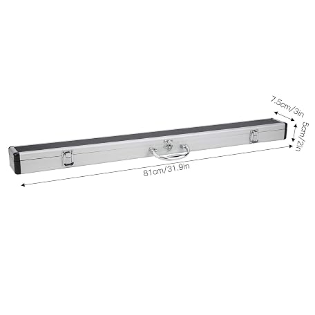 Pool Stick Box Mua Pool Cue Box, 1/2 Aluminium Billiard Pool Cue Stick Hard Box 31 ...