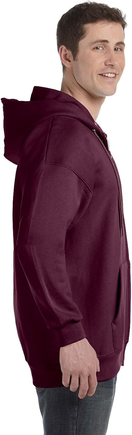 hanes men's full zip ultimate heavyweight fleece hoodie