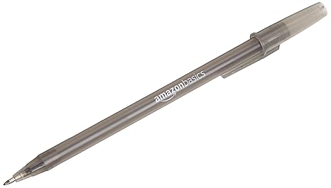 AmazonBasics Kugelschreiber, Schwarz, 1,0mm, 50er-Pack