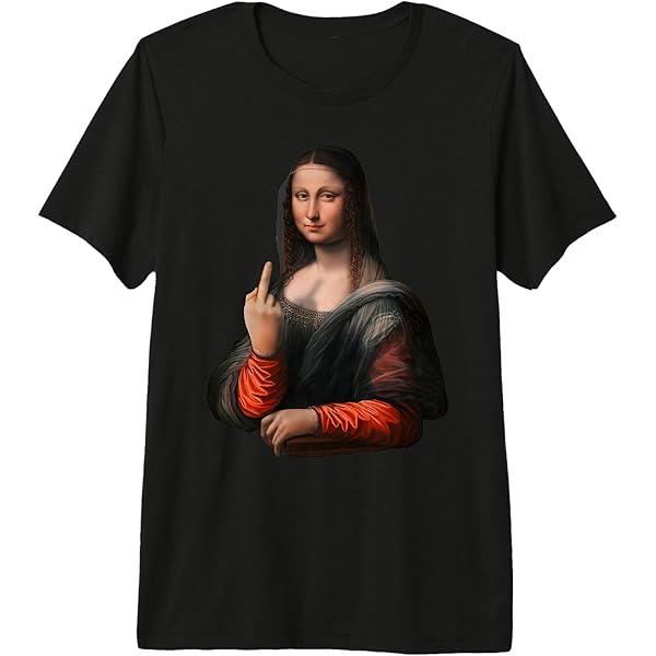 トップス 90s mona lisa T-shirt 90s Mona Lisa parody T-shirt | What'z up