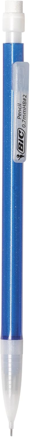 BIC Xtra Sparkle Mechanical Pencil, Colorful Barrel, Medium Point (0.7 mm), 48-Count : Office Products