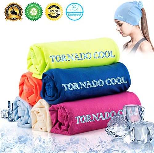 Headwear cooling band neck gaiter cooling headband helmet liner windproof ski mask full size multi style for sport travel camping tennis workout fitness motorcycle hot cold weather (Light blue)