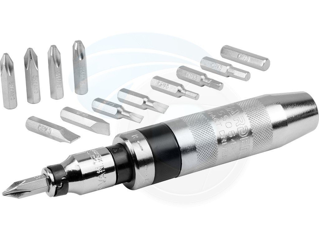 14pcs 1/2 Drive Impact Driver Set Screwdriver Screw Remover Reversible