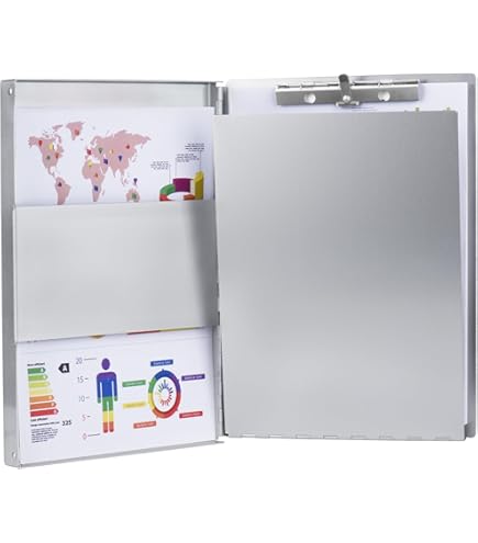 Legal Aluminum Clipboard Metal W/Stainless Hangable