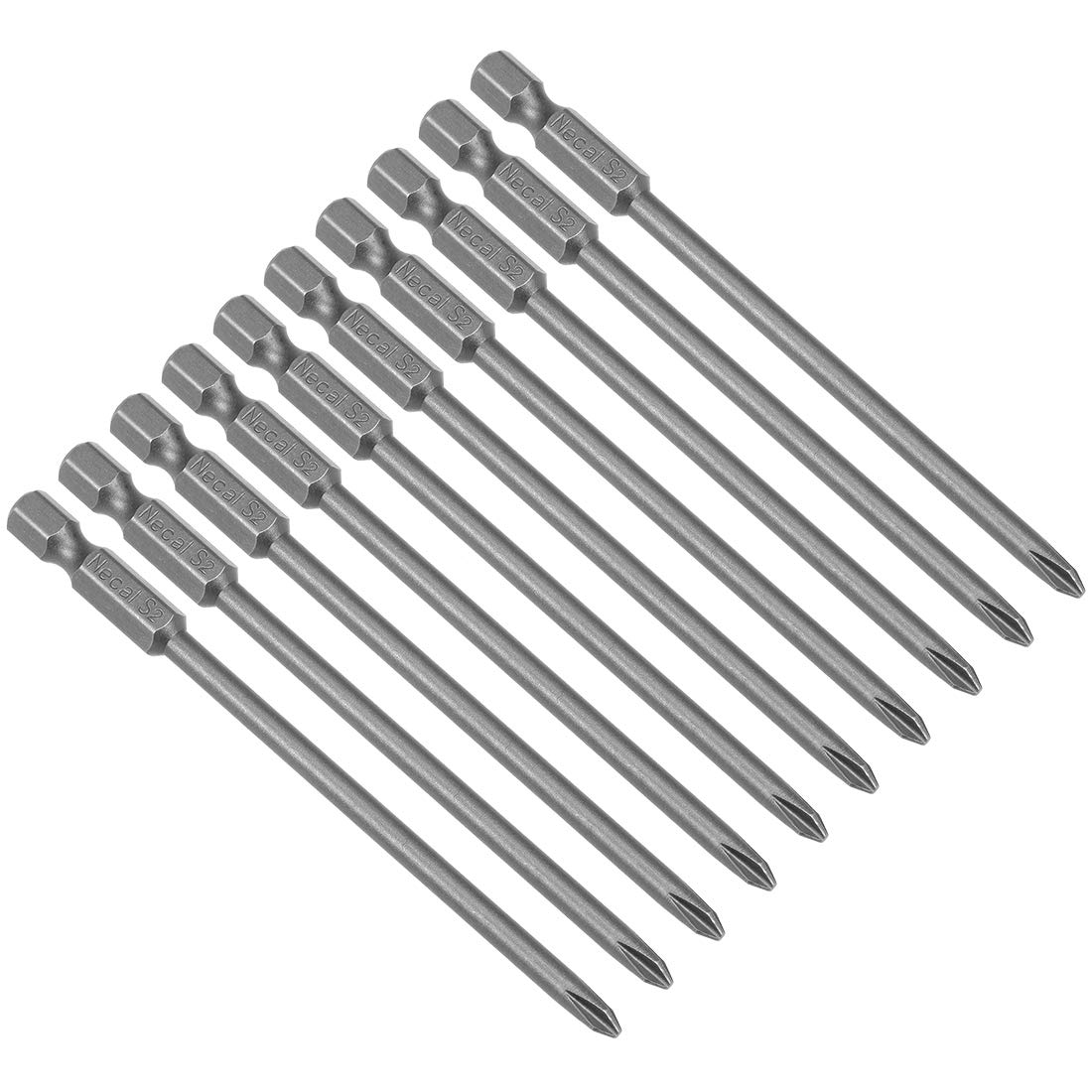 uxcell 10pcs 100mm 1/4" Hex Shank 4mm PH1 Magnetic
