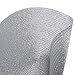 DII Woven Placemats Collection Metallic Round Placemat Set, 15