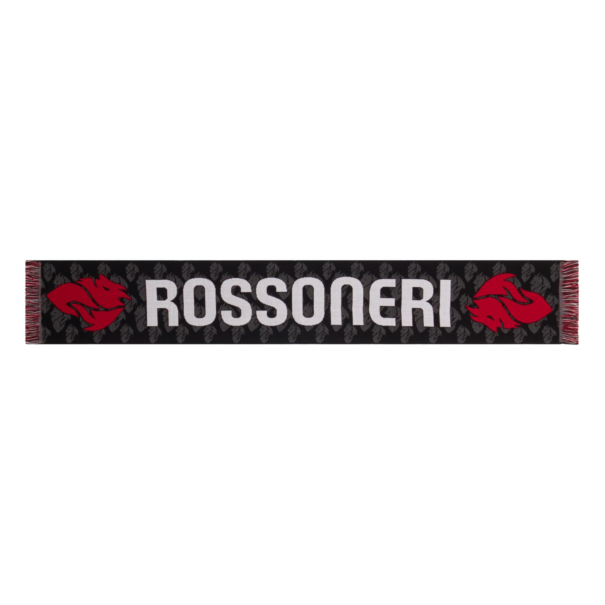 AC Milan, Official Jacquard Scarf, Acrylic, One Size, Graphics, Rossoneri