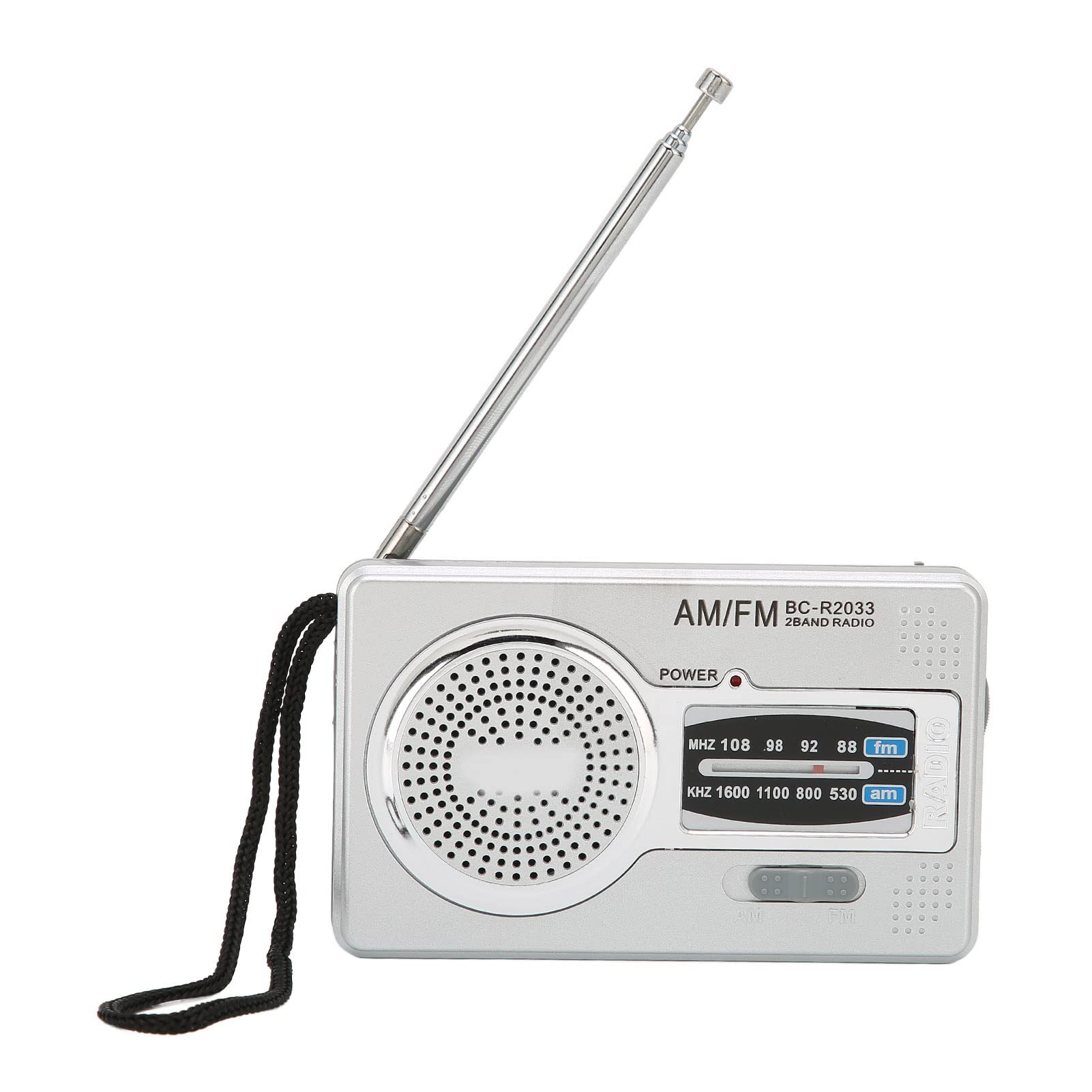 Portable Radio, AM FM Transistor Radio Built in Speakers DSP Chip Mini Pocket Radio for Home Travel Camping Entertainment Emergency