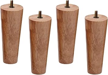 Conjunto de 4 patas de los muebles de madera, la sustitución del sofá