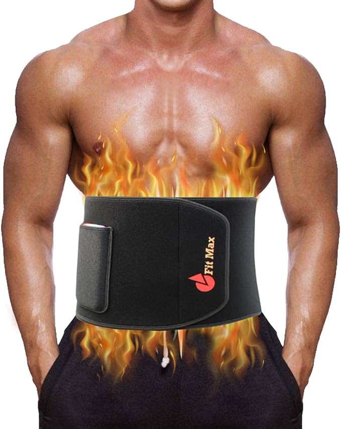 Waist Slimming Sweat Belt For Men & Women, Weight Loss Sauna Belt
