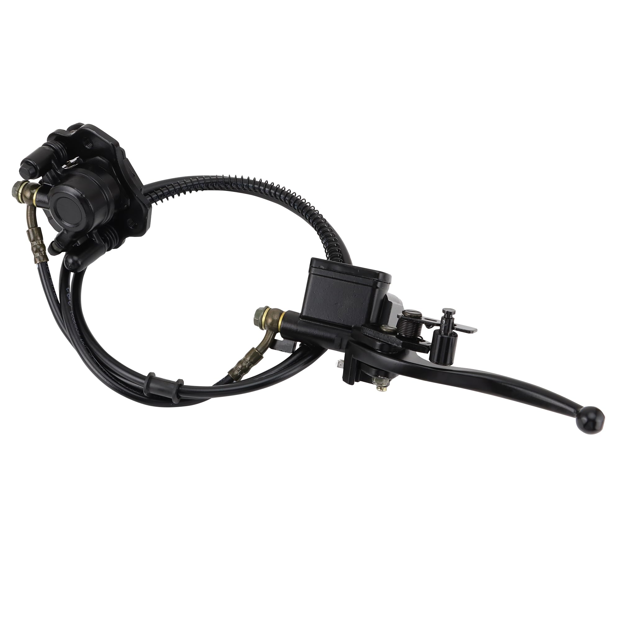 WOOSTAR Left Hydraulic Brake Master Cylinder Caliper Replacement for Taotao Sunl Baja 50cc 70cc 90cc 110cc 125cc 150cc 200cc 250cc Chinese ATV Quad